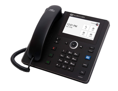 AudioCodes C455HD IP phone Black 8 lines TFT