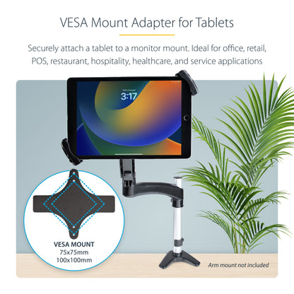 StarTech.com TABLET-VESA-ADAPTER holder Passive holder Tablet/UMPC Black