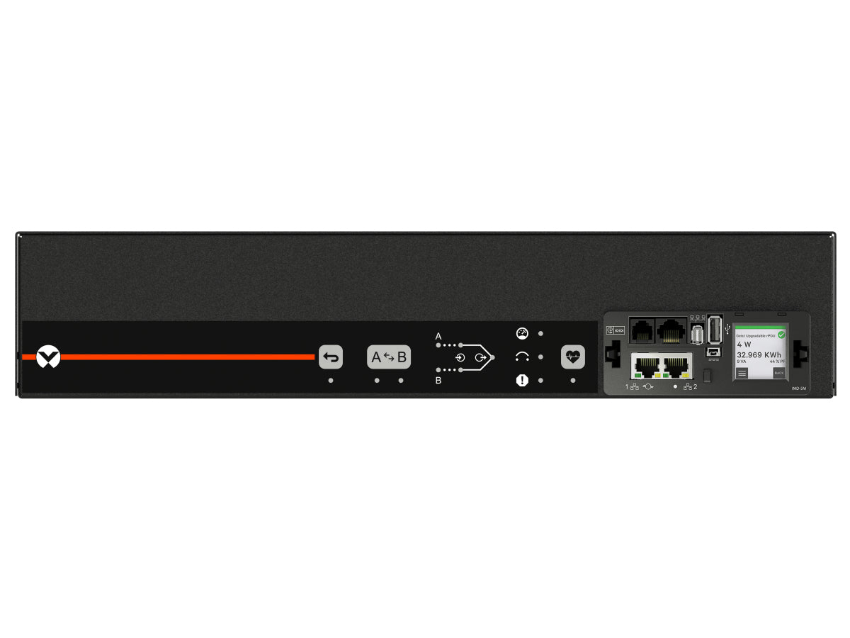 Vertiv Geist AN05M2R0-20S203-2ST5ST5A011-D power distribution unit (PDU) 20 AC outlet(s) 0U Black
