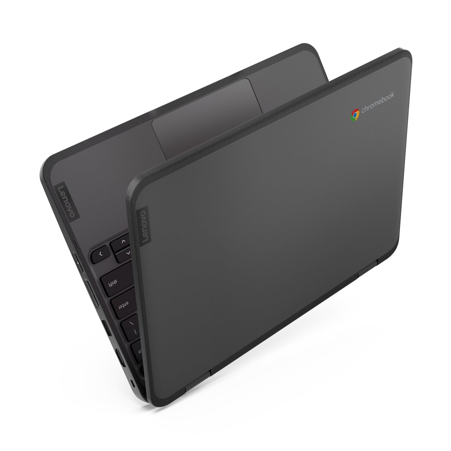 Lenovo 500e Chromebook Gen 4s Intel® N N100 11.6" Touchscreen HD 8 GB LPDDR5-SDRAM 64 GB eMMC Wi-Fi 6E (802.11ax) ChromeOS English Gray