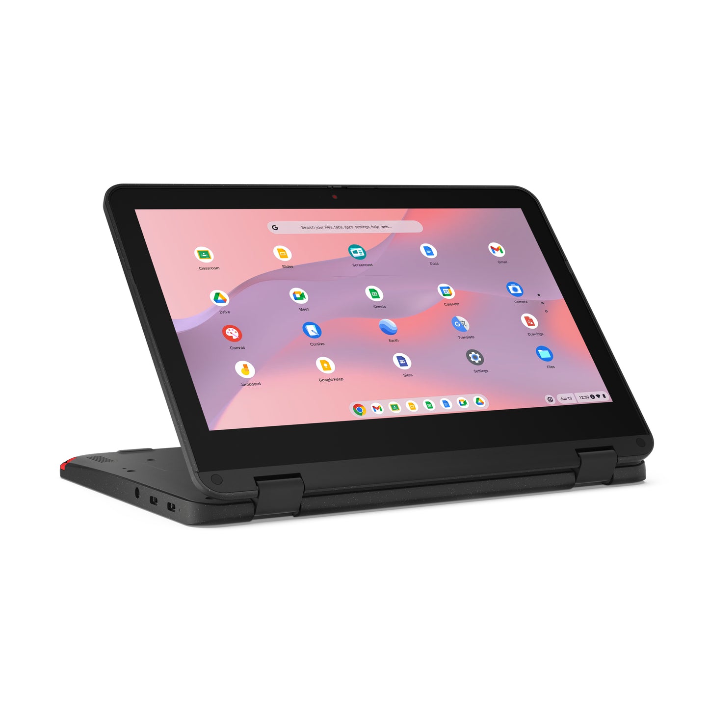 Lenovo 500e Chromebook Gen 4s Intel® N N250 11.6" Touchscreen HD 8 GB LPDDR5-SDRAM 64 GB eMMC Wi-Fi 6E (802.11ax) ChromeOS English Gray