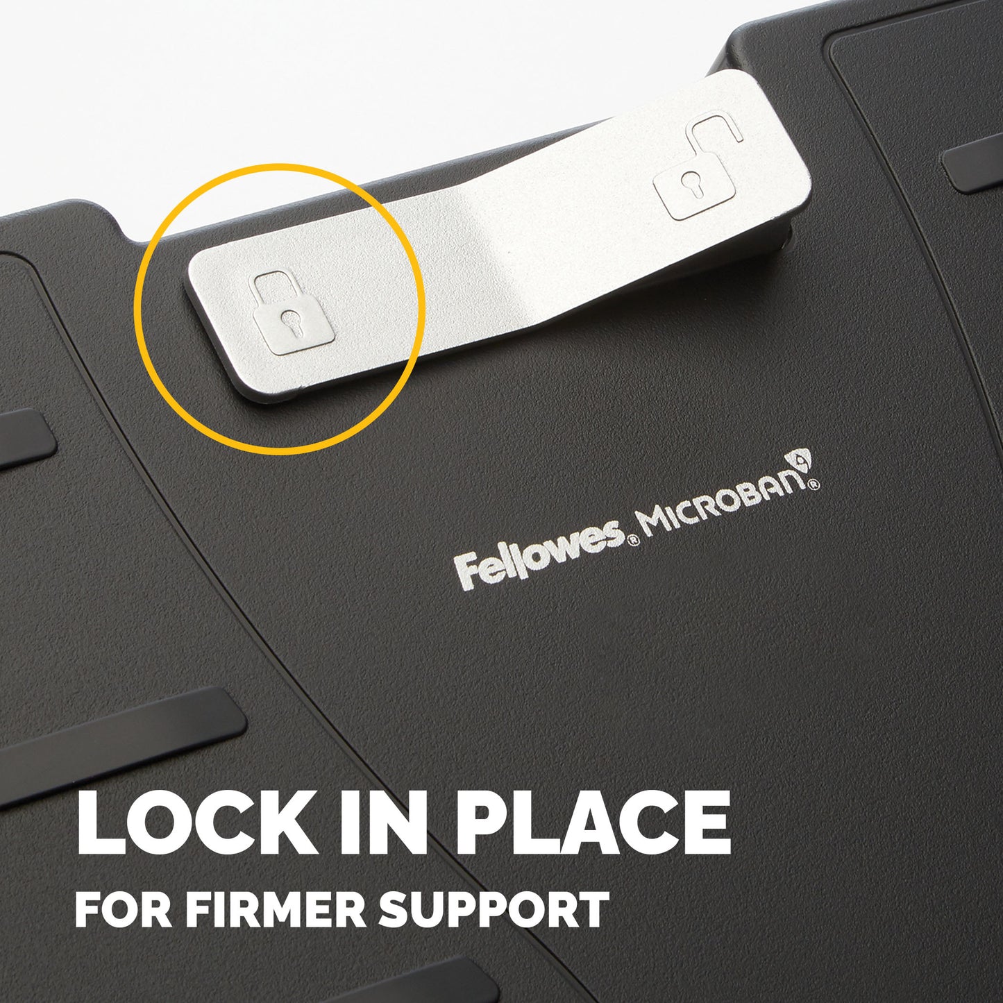 Fellowes 8035001 foot rest Black