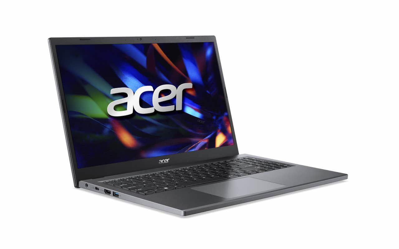 Acer EX215-23-R4V3 AMD Ryzen™ 5 7520U Laptop 15.6" Full HD 8 GB DDR5-SDRAM 256 GB SSD Wi-Fi 6 (802.11ax) Windows 11 Pro Gray