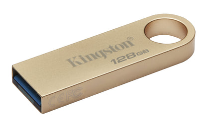 Kingston Technology DataTraveler SE9 G3 USB flash drive 128 GB USB Type-A 3.2 Gen 1 (3.1 Gen 1) Gold