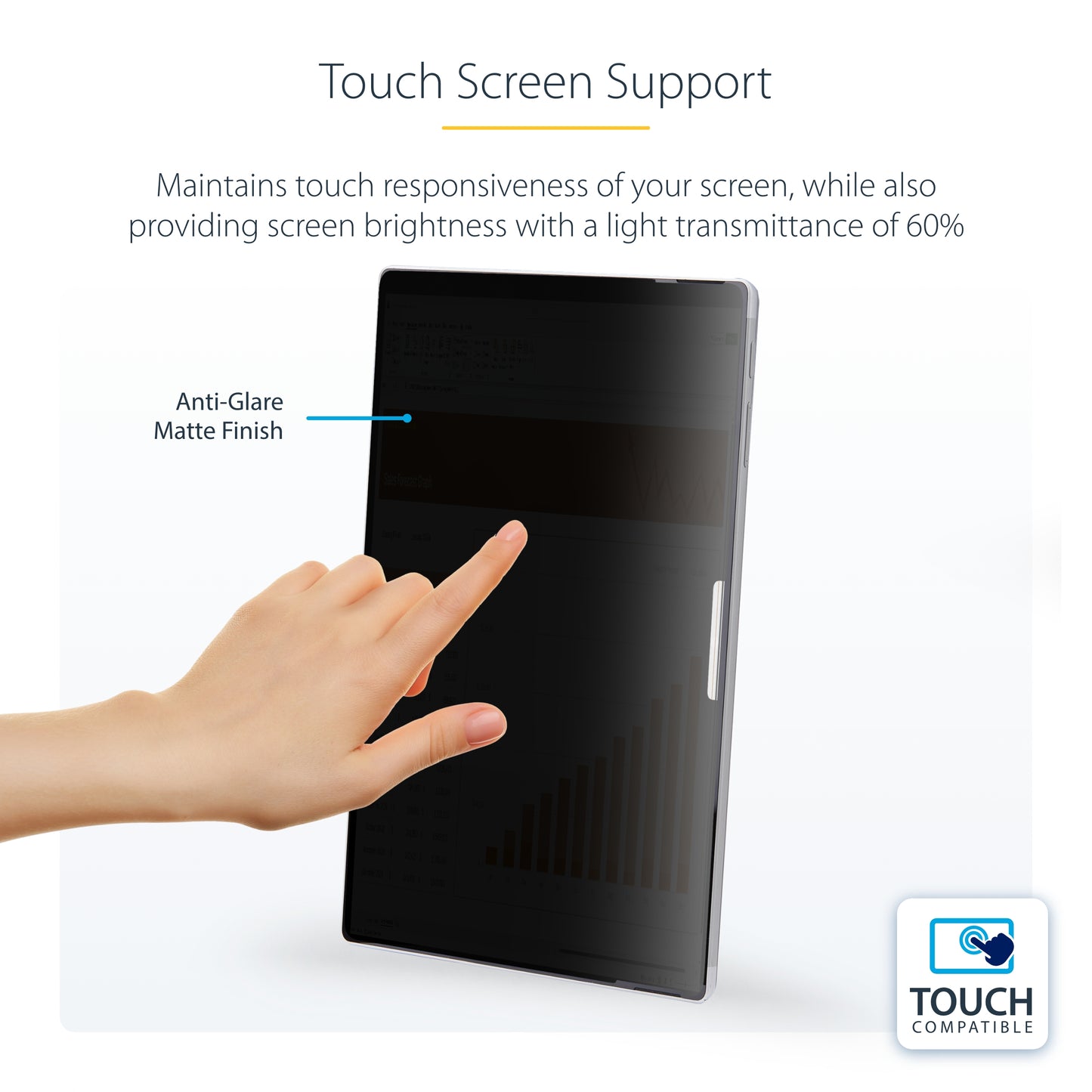 StarTech.com 13SP-PRIVACY-SCREEN display privacy filters 13" Laptop Frameless display privacy filter