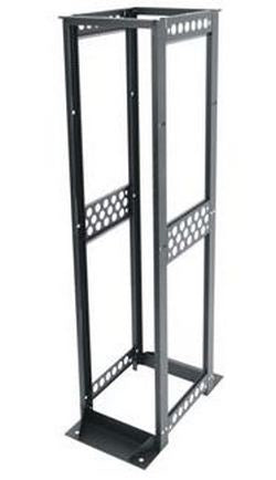 Middle Atlantic Products R4 Series Four Post Open Frame Rack 45 space Freestanding rack Black
