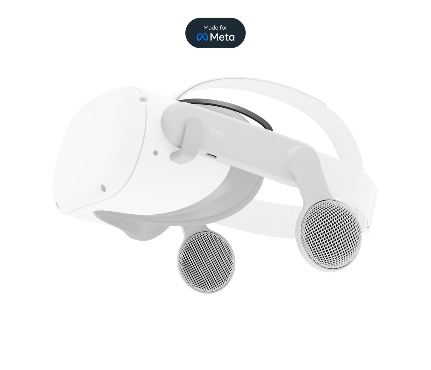 Logitech Chorus Headphones Wired Head-band Virtual reality (VR) USB Type-C White