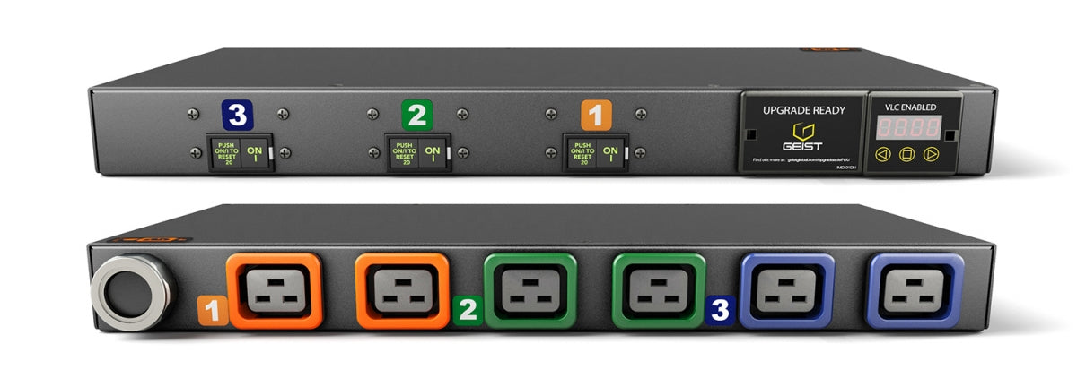 Vertiv I10116L power distribution unit (PDU) 6 AC outlet(s) 1U Black