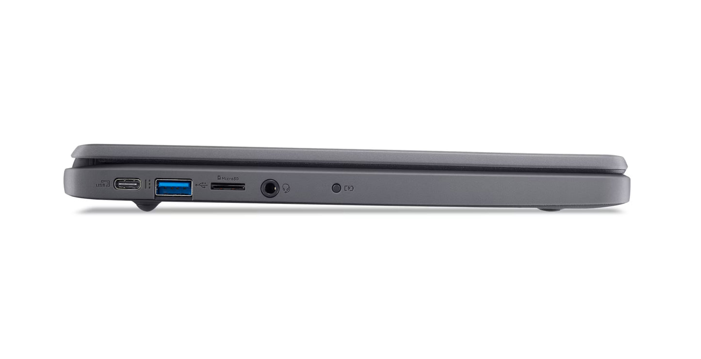 Acer 511 C736-TCO-C4QK Intel® N N100 Chromebook 11.6" HD 8 GB LPDDR5-SDRAM 32 GB Flash Wi-Fi 6E (802.11ax) ChromeOS Black