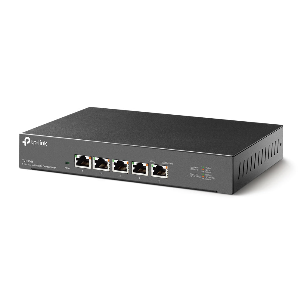 TP-Link TL-SX105 network switch Unmanaged 10G Ethernet (100/1000/10000) Black