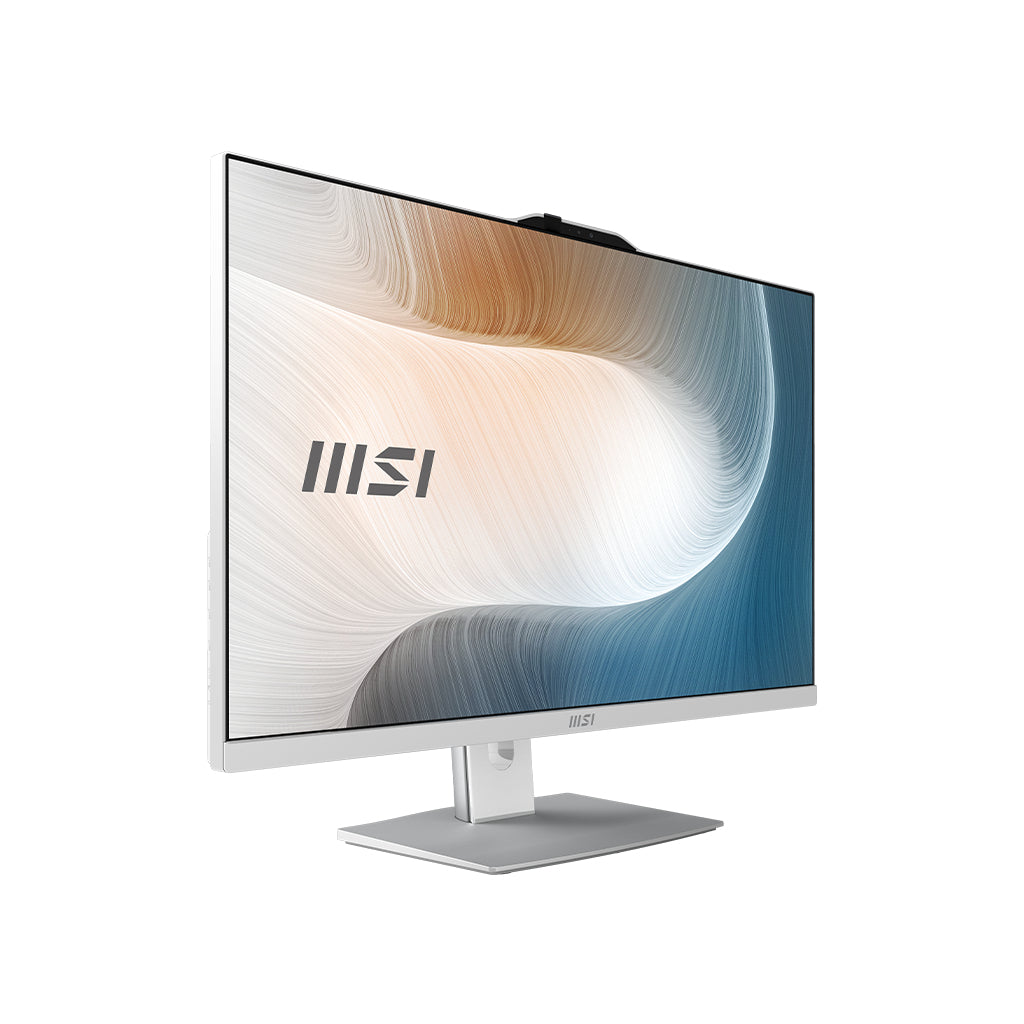 MSI Modern AM272P 1M-823US Intel Core 5 120U 27" 1920 x 1080 pixels All-in-One PC 16 GB DDR5-SDRAM 1 TB SSD Windows 11 Home Wi-Fi 6E (802.11ax) White
