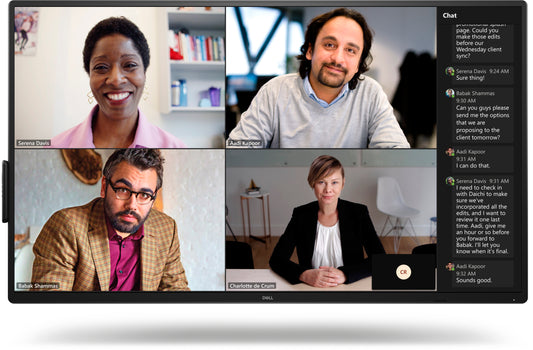 DELL P5525QC Digital signage flat panel 54.64" LCD 400 cd/m² 4K Ultra HD Black