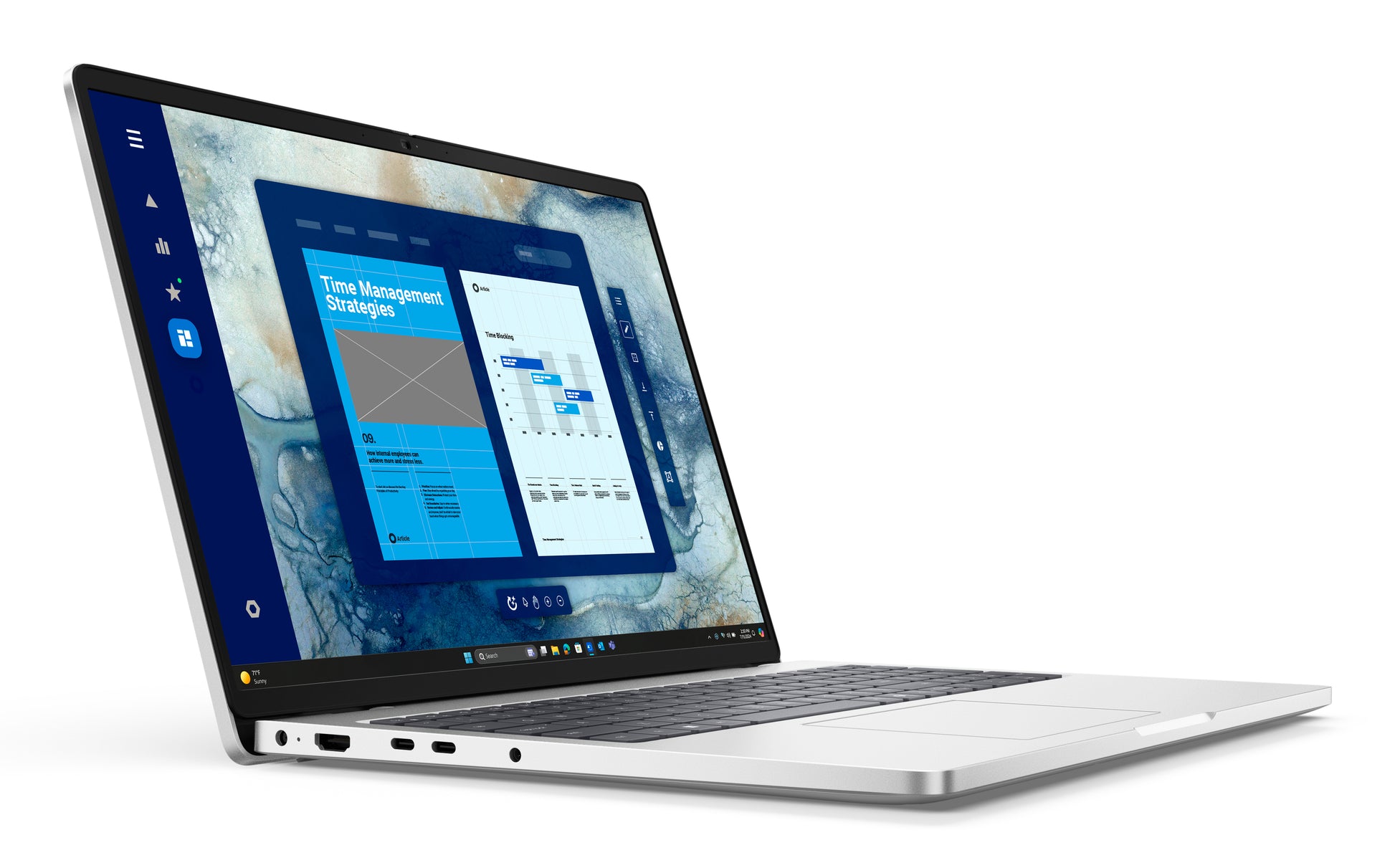 DELL Pro 16 PC16250 Intel Core Ultra 5 235U Laptop 16" Full HD+ 16 GB DDR5-SDRAM 512 GB SSD Wi-Fi 6E (802.11ax) Windows 11 Pro Platinum, Silver