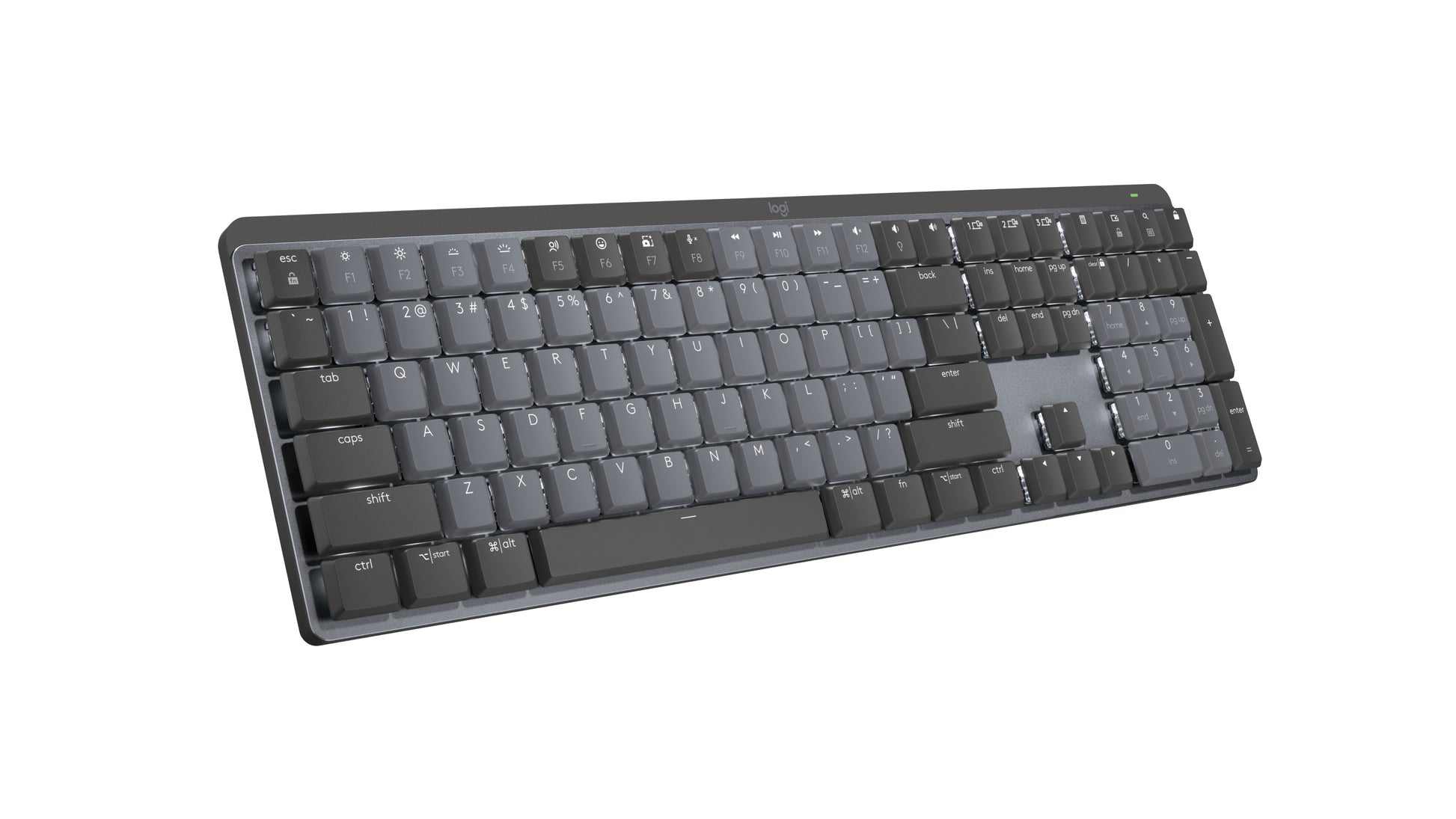 Logitech 920-010548 keyboard Office RF Wireless + Bluetooth QWERTY English Graphite