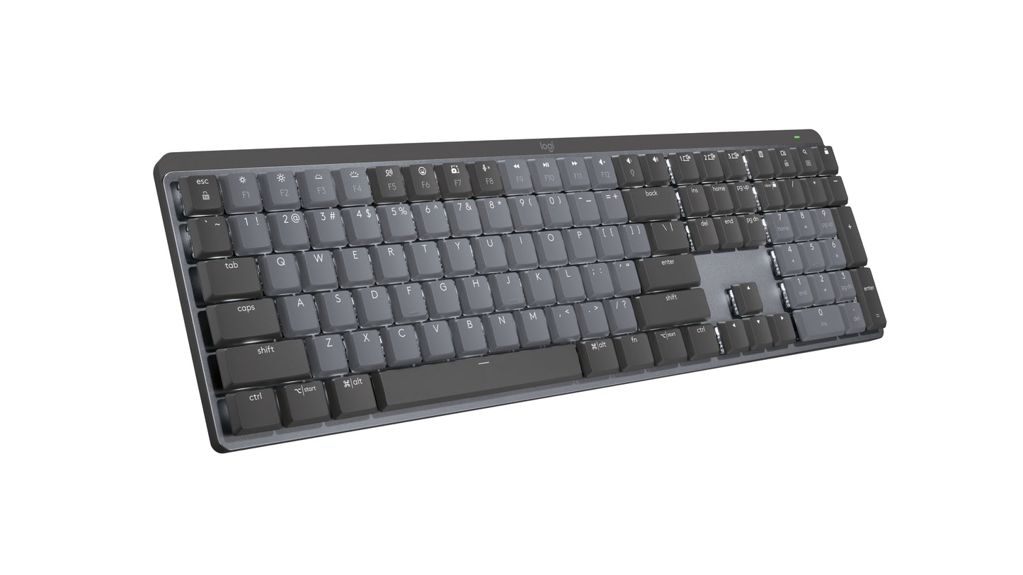 Logitech 920-010547 keyboard Office RF Wireless + Bluetooth QWERTY English Graphite