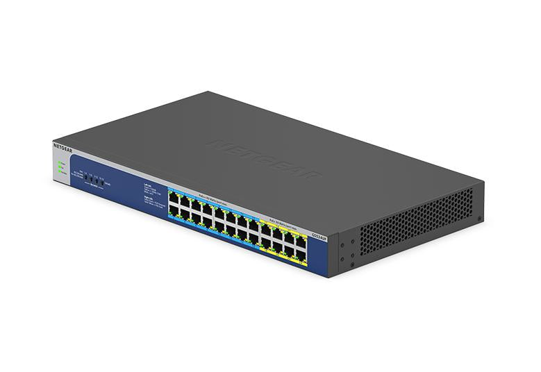 NETGEAR GS524UP Unmanaged Gigabit Ethernet (10/100/1000) Power over Ethernet (PoE) 1U Gray