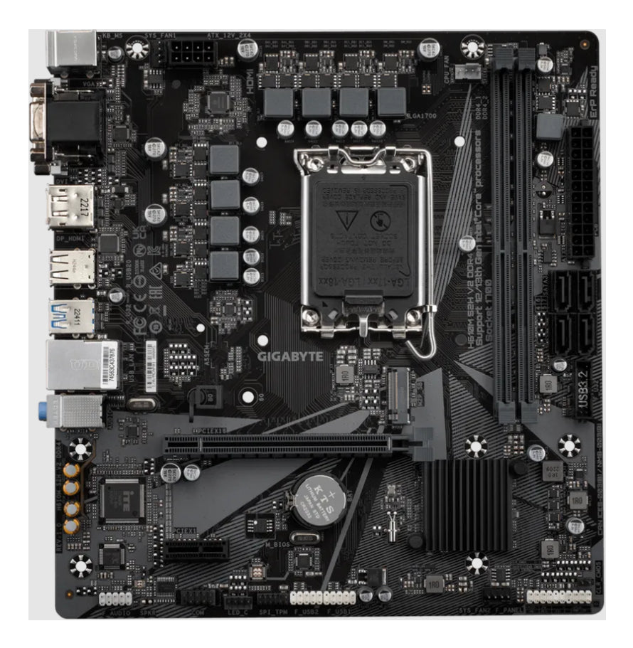 GIGABYTE H610M S2H V2 DDR4 motherboard Intel H610 Express LGA 1700 micro ATX