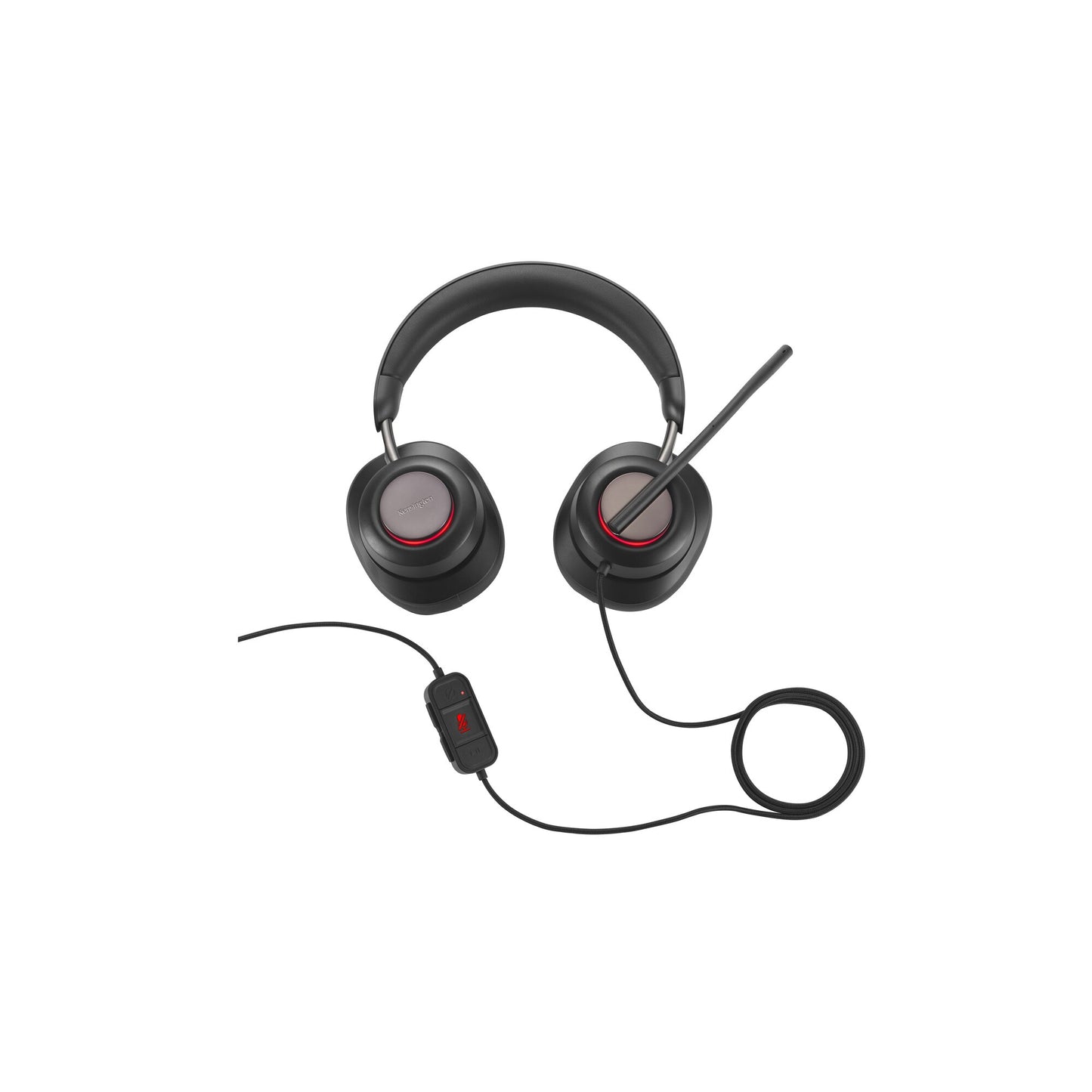 Kensington H2000 Headset Wired Head-band Office/Call center USB Type-C Black