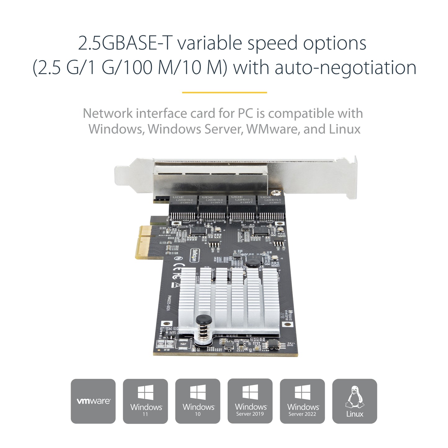 StarTech.com PR42GI-NETWORK-CARD network card Internal Ethernet 2500 Mbit/s
