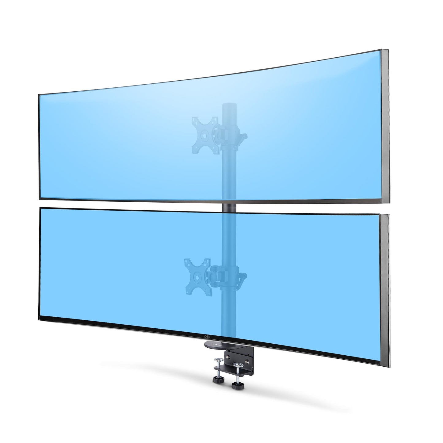 StarTech.com H2MPV-MONITOR-MOUNT monitor mount / stand 49" Desk Black