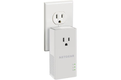 NETGEAR PLP1200-100PAS PowerLine network adapter 1200 Mbit/s Ethernet LAN White 2 pc(s)