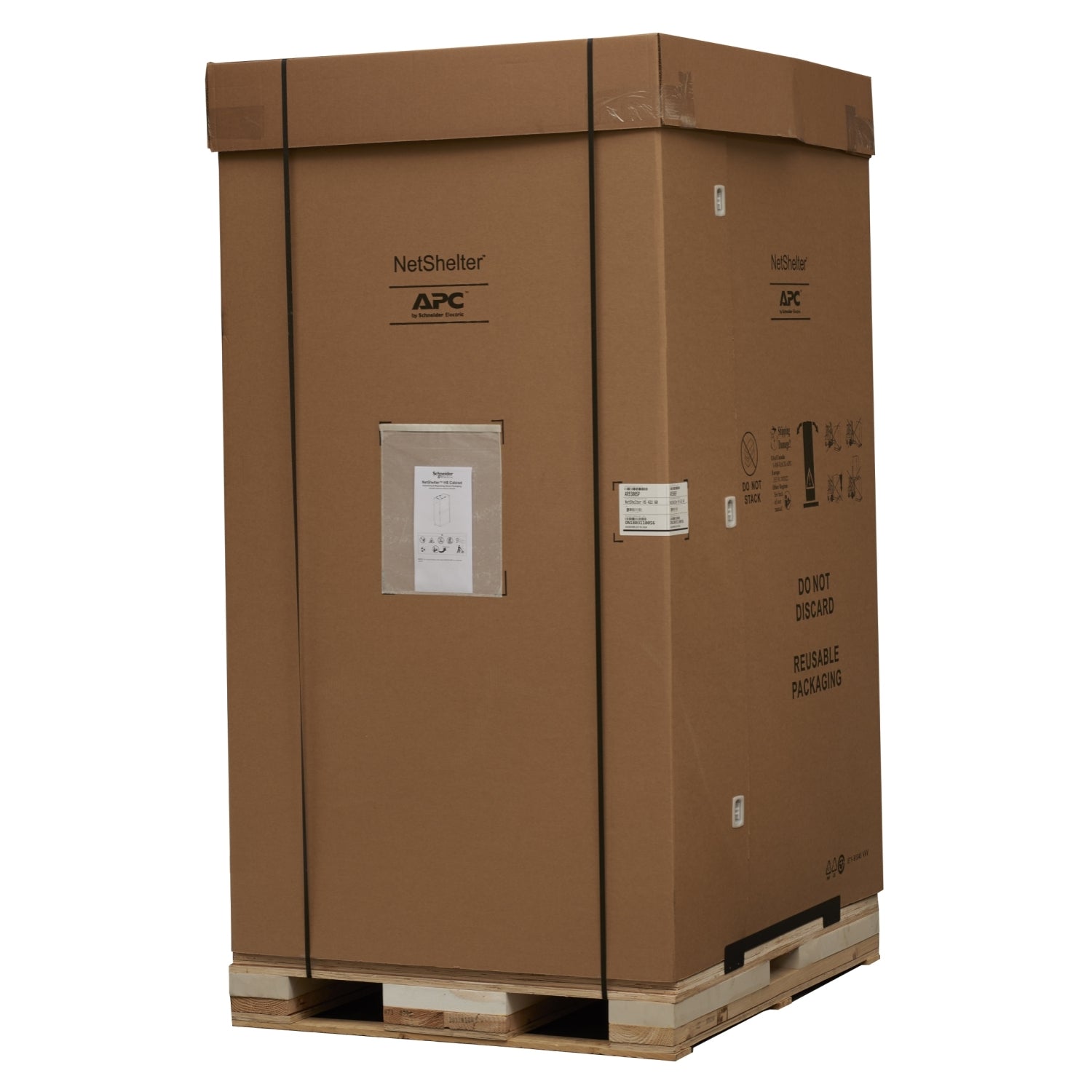 APC AR9307SP rack cabinet 48U Freestanding rack Black