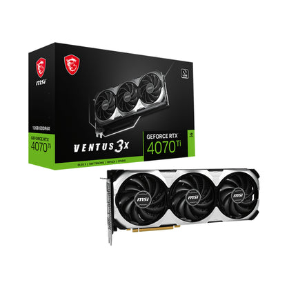 MSI VENTUS GeForce RTX 4070 Ti 3X NVIDIA 12 GB GDDR6X
