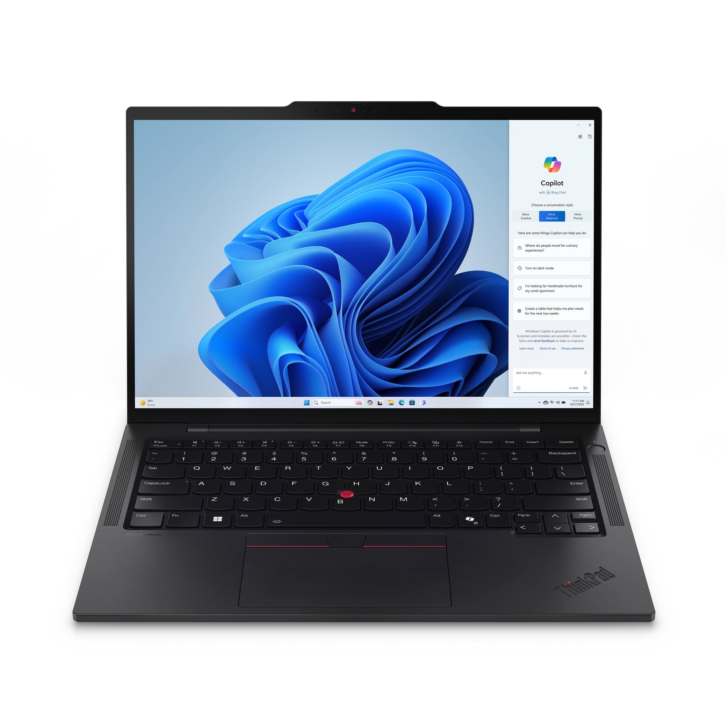 Lenovo ThinkPad T14s Gen 5 Intel Core Ultra 7 165U Laptop 14" Touchscreen WUXGA 32 GB LPDDR5x-SDRAM 1 TB SSD Wi-Fi 6E (802.11ax) Windows 11 Pro English Black