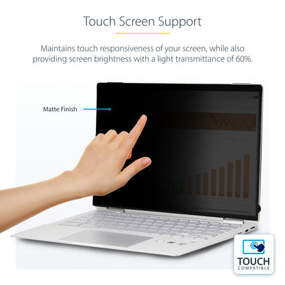 StarTech.com 14LT6-PRIVACY-SCREEN display privacy filters 14" Laptop Frameless display privacy filter