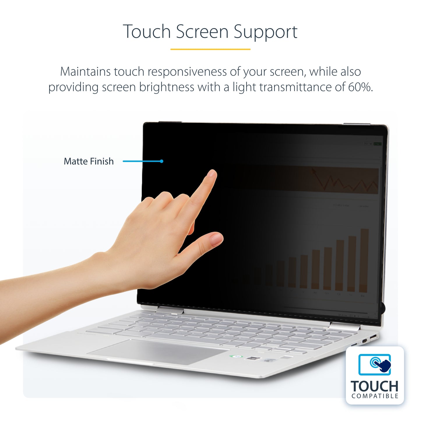 StarTech.com 14LT-PRIVACY-SCREEN display privacy filters 14" Laptop Frameless display privacy filter