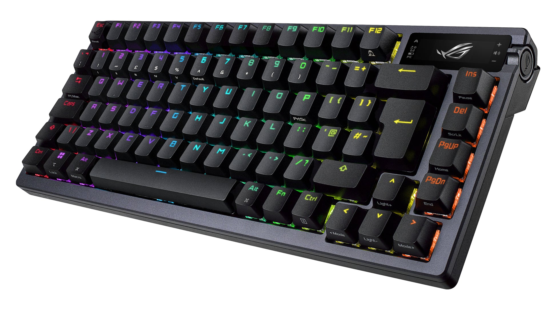 ASUS ROG AZOTH keyboard Gaming USB + RF Wireless + Bluetooth QWERTY US English Black