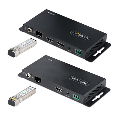 StarTech.com ST121HD20FXA2 AV extender AV transmitter & receiver Black