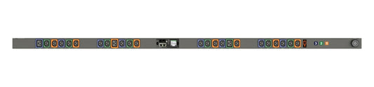 Vertiv Geist MNS5MGB0-24PK38-2TL21A0A10-S-A power distribution unit (PDU) 24 AC outlet(s) Black