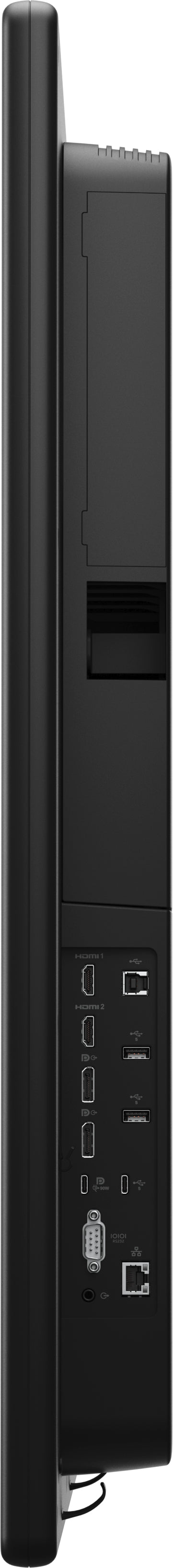 DELL P5525QC Digital signage flat panel 54.64" LCD 400 cd/m² 4K Ultra HD Black
