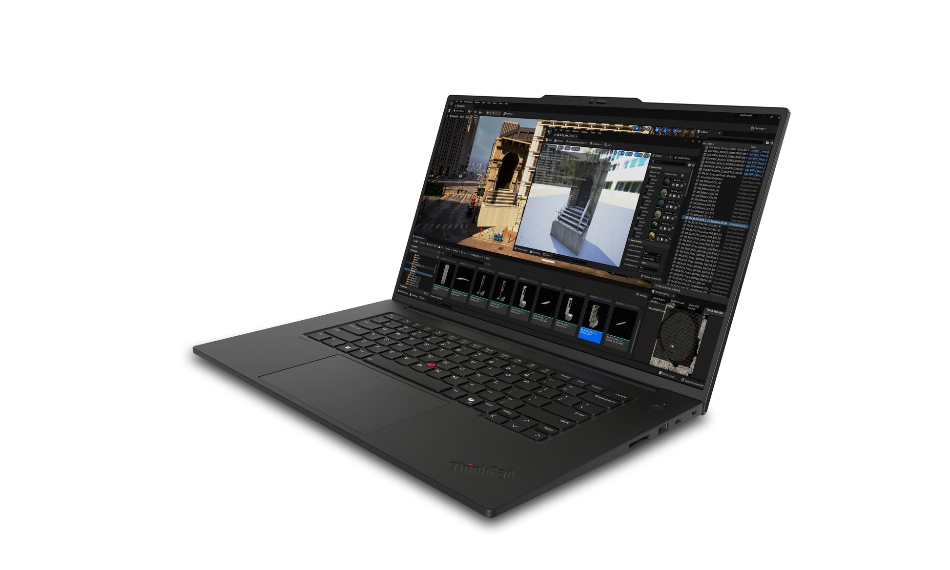 Lenovo ThinkPad P1 Gen 7 Intel Core Ultra 7 165H Mobile workstation 16" WQUXGA 64 GB LPDDR5x-SDRAM 2 TB SSD Wi-Fi 7 (802.11be) Windows 11 Pro English Black