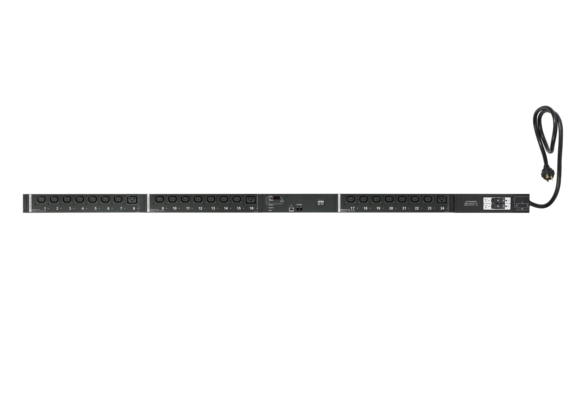 ATEN PE6324LB power distribution unit (PDU) 24 AC outlet(s) Black