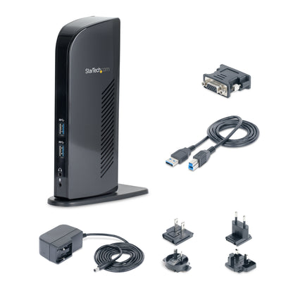 StarTech.com USB3SDOCKHD laptop dock/port replicator Wired USB 3.2 Gen 1 (3.1 Gen 1) Type-B Black