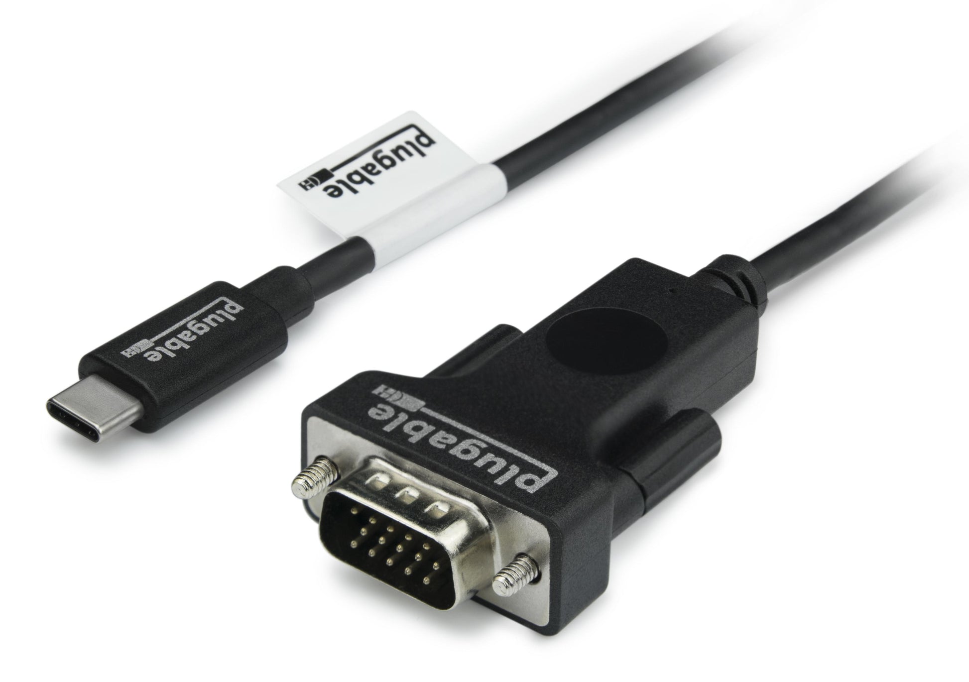 Plugable Technologies USBC-VGA-CABLE video cable adapter 70.9" (1.8 m) USB Type-C VGA (D-Sub) Black
