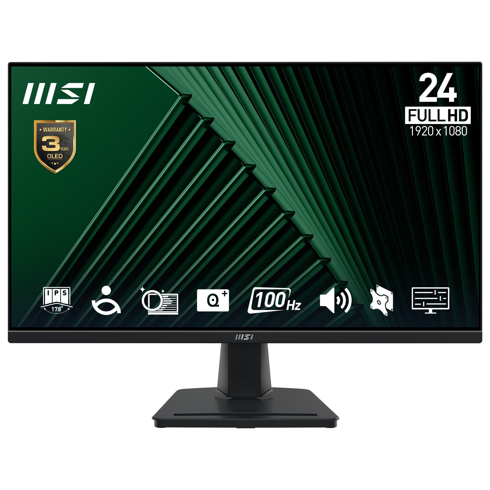 MSI Pro MP245G computer monitor 23.8" 1920 x 1080 pixels Full HD LCD Black
