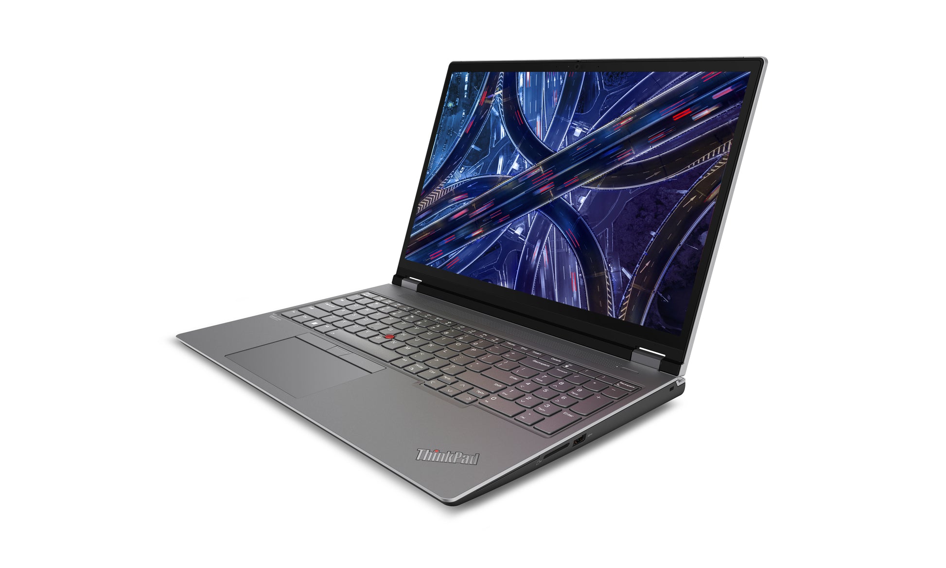 Lenovo ThinkPad P16 Gen 2 Intel® Core™ i7 i7-14700HX Mobile workstation 16" WQXGA 16 GB DDR5-SDRAM 512 GB SSD NVIDIA RTX 1000 Ada Wi-Fi 6E (802.11ax) Windows 11 Pro English Gray, Black
