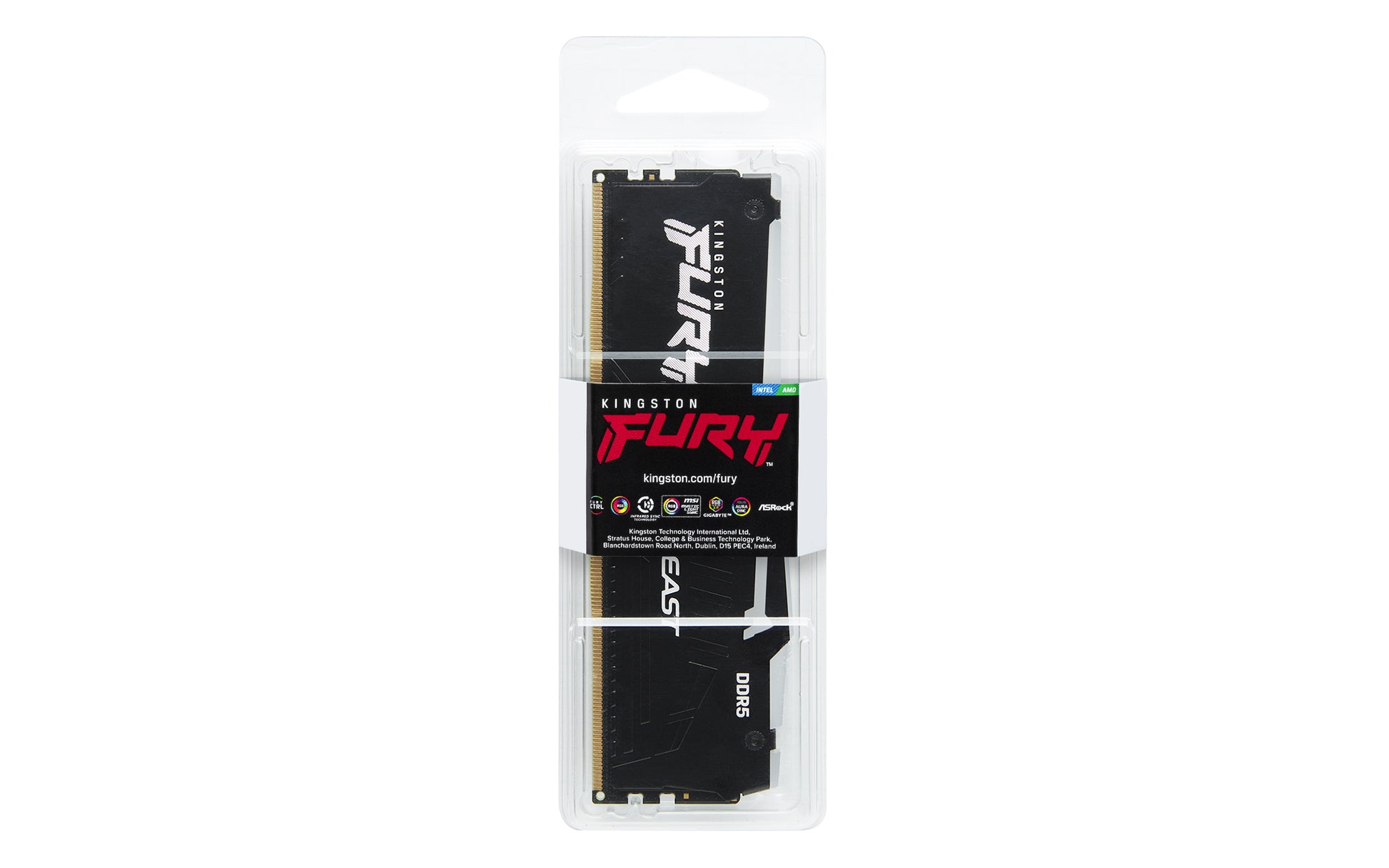 Kingston Technology FURY Beast RGB memory module 8 GB 1 x 8 GB DDR5 6000 MT/s ECC