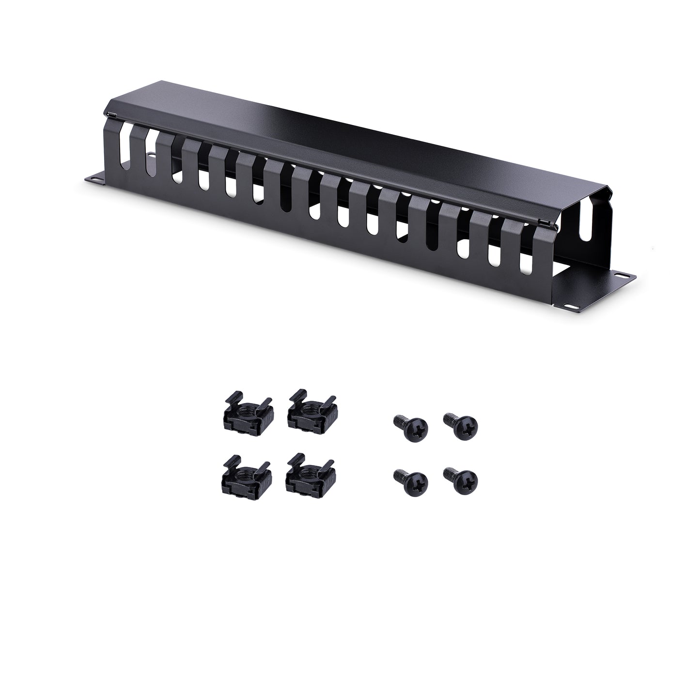 StarTech.com CMDUCT2U rack accessory Cable management panel