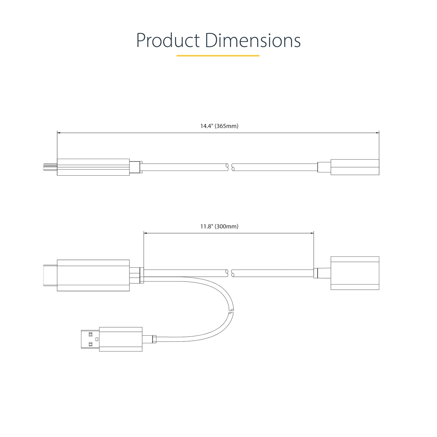 StarTech.com 128-HDMI-DISPLAYPORT video cable adapter 11.8" (0.3 m) HDMI Type A (Standard) Black, Gray