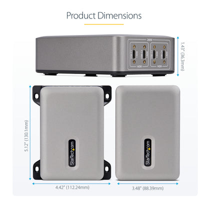 StarTech.com 424DNA-USB-C-CHARGER mobile device charger Universal Gray AC Fast charging Indoor