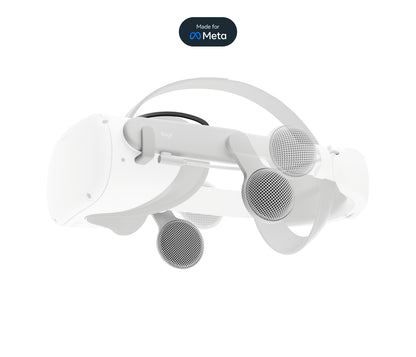 Logitech Chorus Headphones Wired Head-band Virtual reality (VR) USB Type-C White