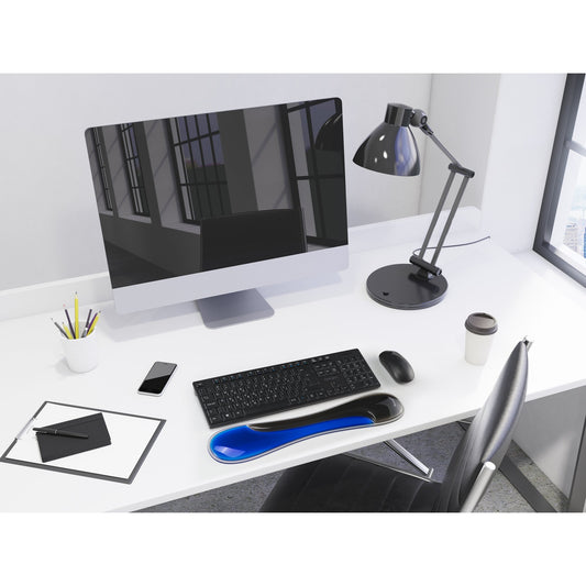 Kensington Slim Duo Gel wrist rest Gel, Thermoplastic polyurethane (TPU) Blue