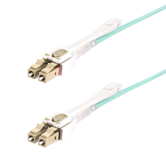 StarTech.com 450FBLCLC5PP InfiniBand/fibre optic cable 196.9" (5 m) LC LOMM Aqua color