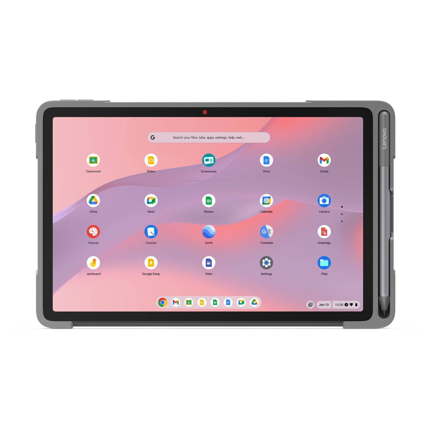 Lenovo Chromebook Duet EDU G2 MediaTek Kompanio 64 GB 10.95" 8 GB Wi-Fi 6 (802.11ax) ChromeOS Gray