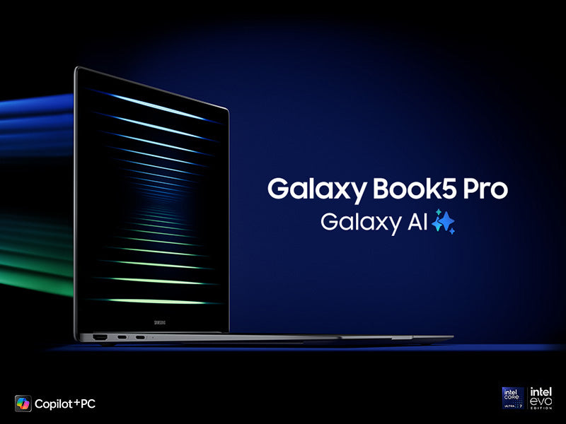 Samsung Galaxy Book5 Pro Intel Core Ultra 7 256V Laptop 14" Touchscreen WQXGA+ 16 GB LPDDR5x-SDRAM 512 GB SSD Wi-Fi 7 (802.11be) Windows 11 Pro Gray
