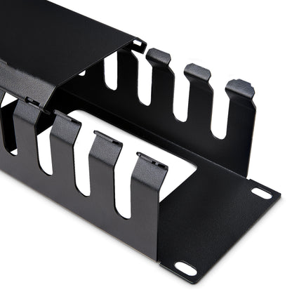 StarTech.com CMDUCT2U rack accessory Cable management panel